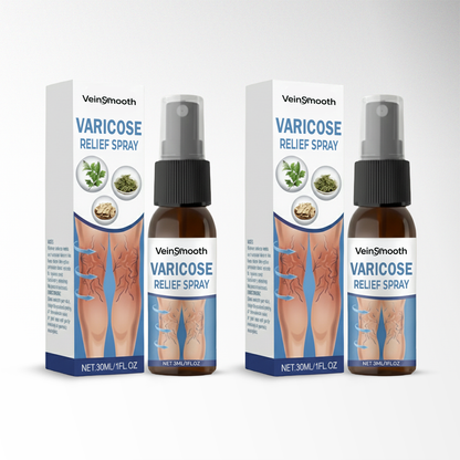 VeinSmooth Varicose Relief Spray | For smooth, vein-free skin, visibly fades varicose veins up to 95% in just 5 days
